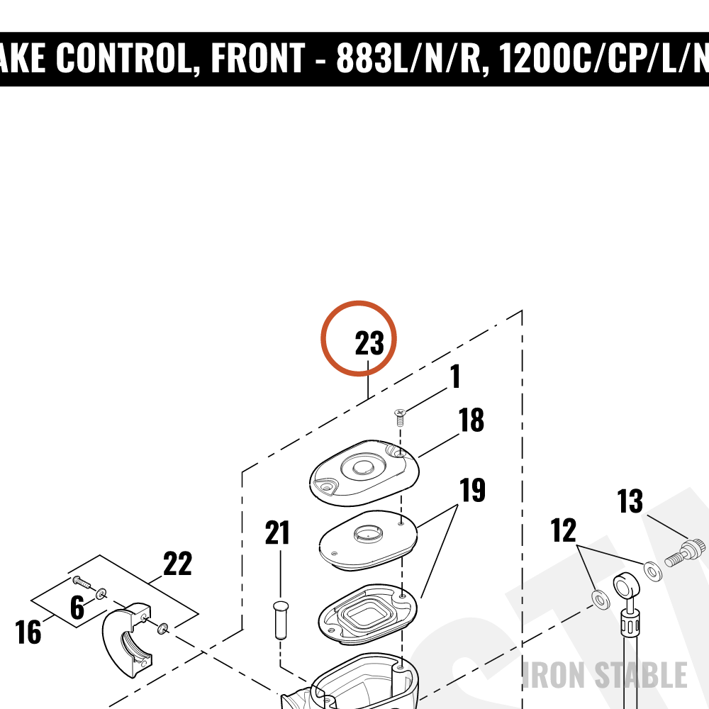 Harley-Davidson Master Cyl Assembly, Front/Dual, Dot 4
