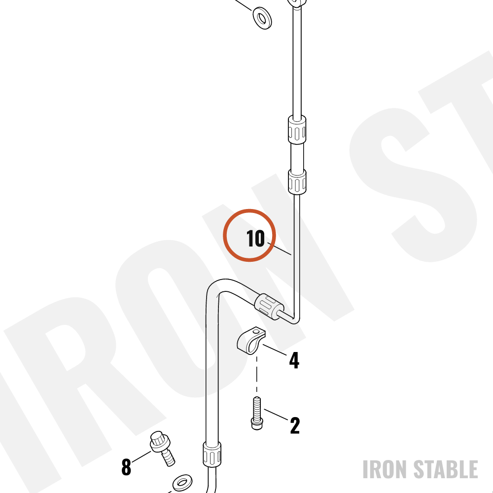 Harley-Davidson Brake Line, X