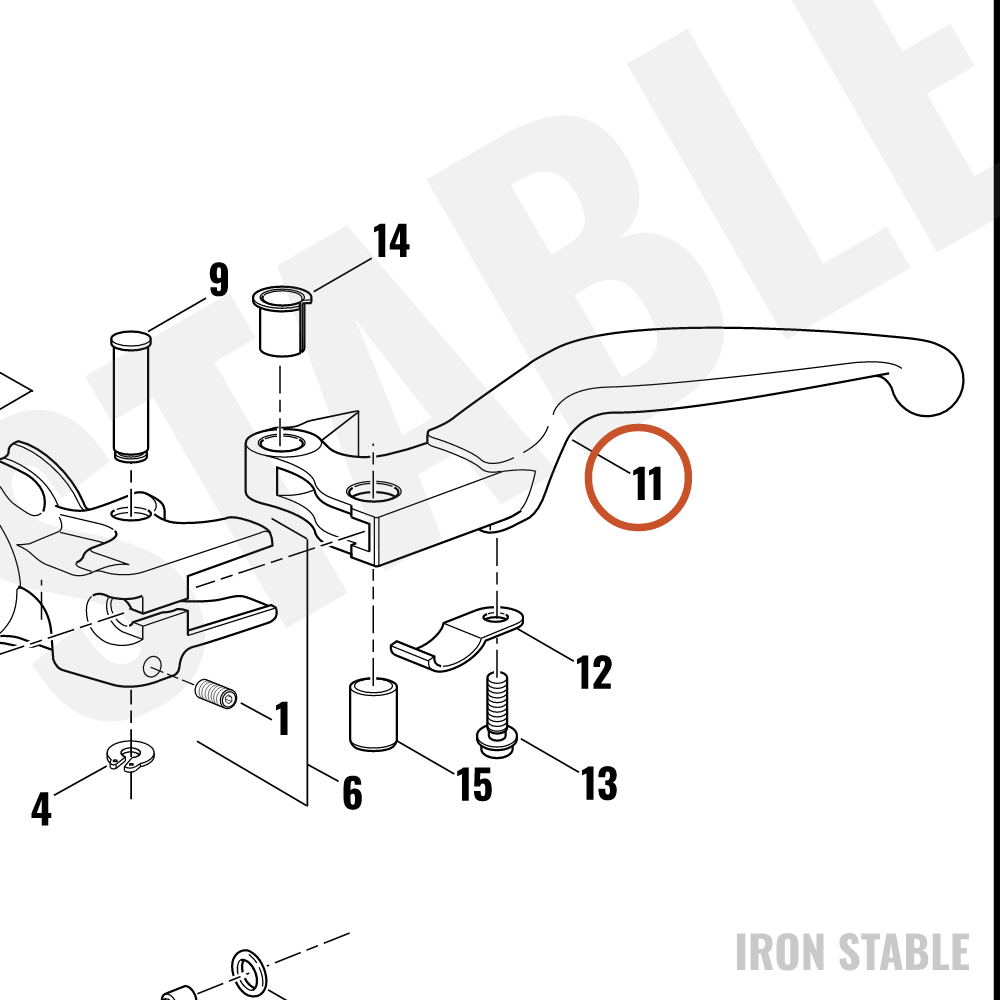 Harley-Davidson Clutch Lever Assembly