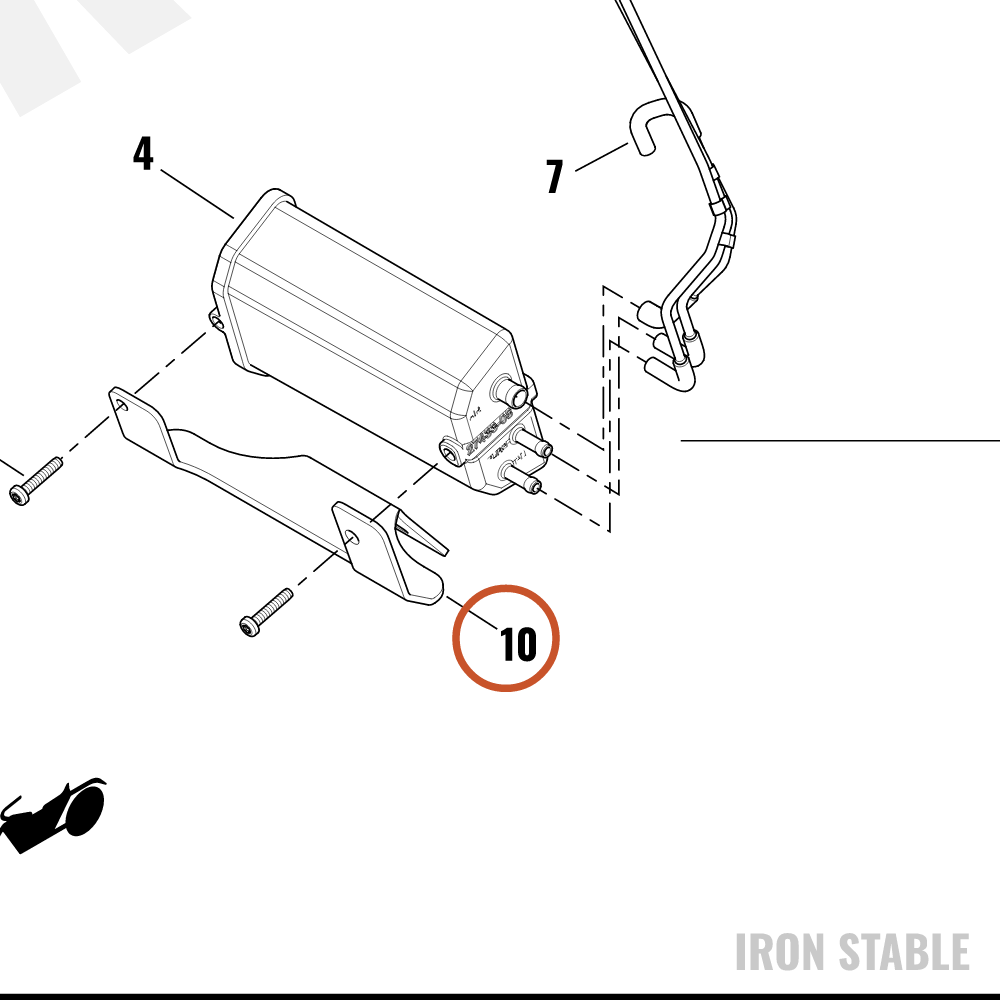 Harley-Davidson Fork Assembly, Std, Rh, Polish, Clr, 41.