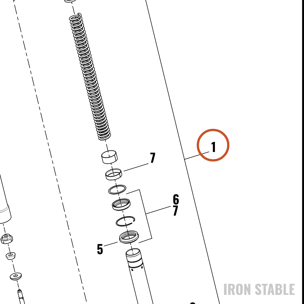 Harley-Davidson Fork, Fr Tlscp, Lh