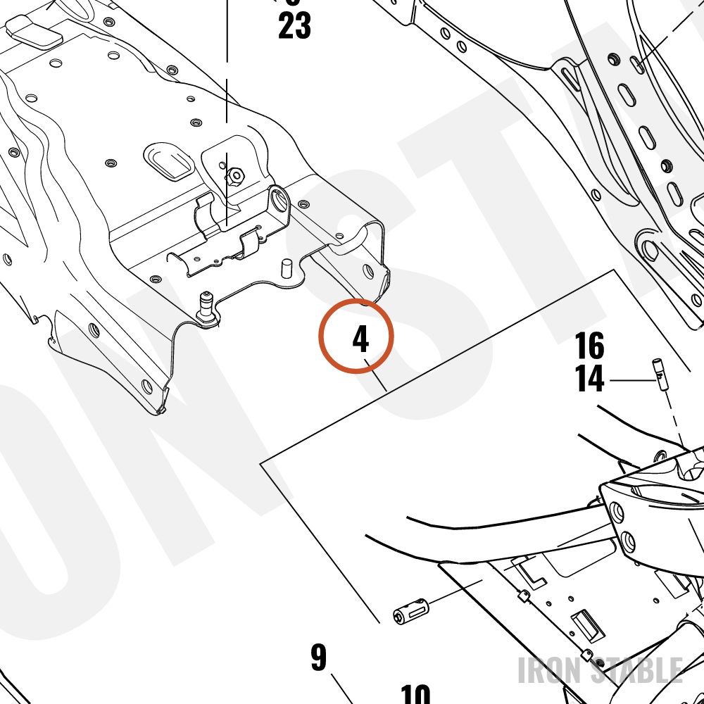 Harley-Davidson Fork Lock Kit (Req Keycode)