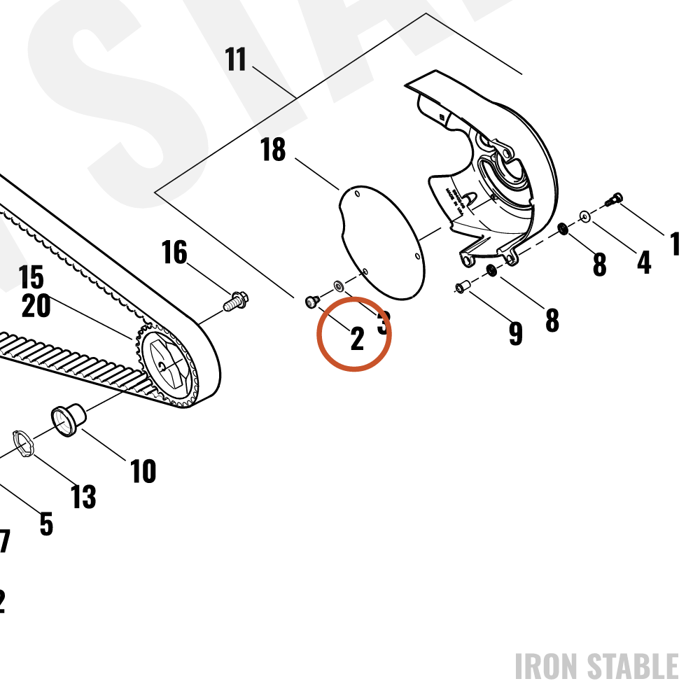 Harley-Davidson Screw, Sems, Selftapping, 8-32 X