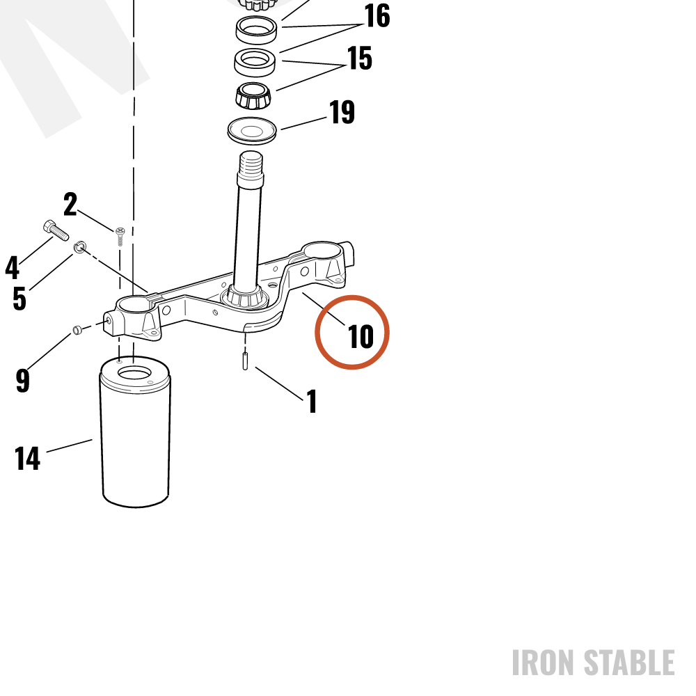 Harley-Davidson Fork Bracket Assembly