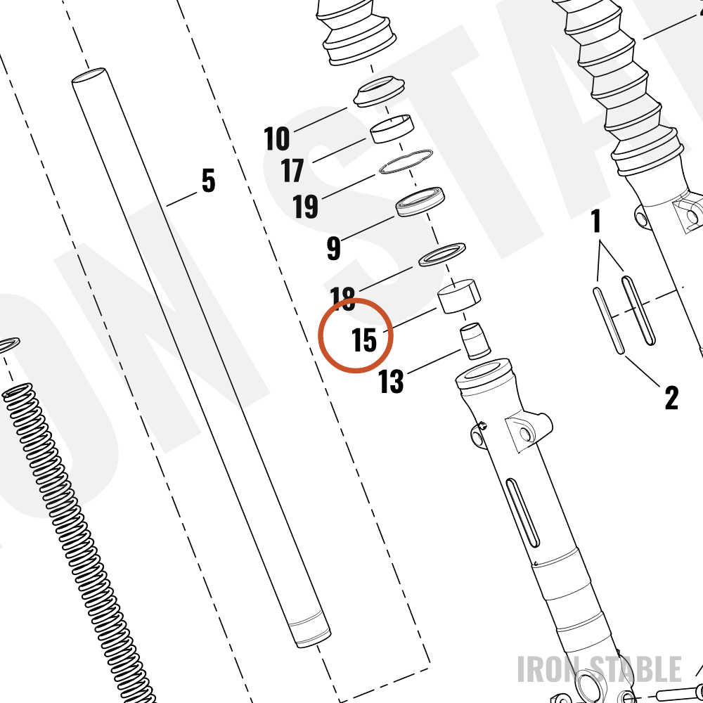 Harley-Davidson Bushing, Fork Slide