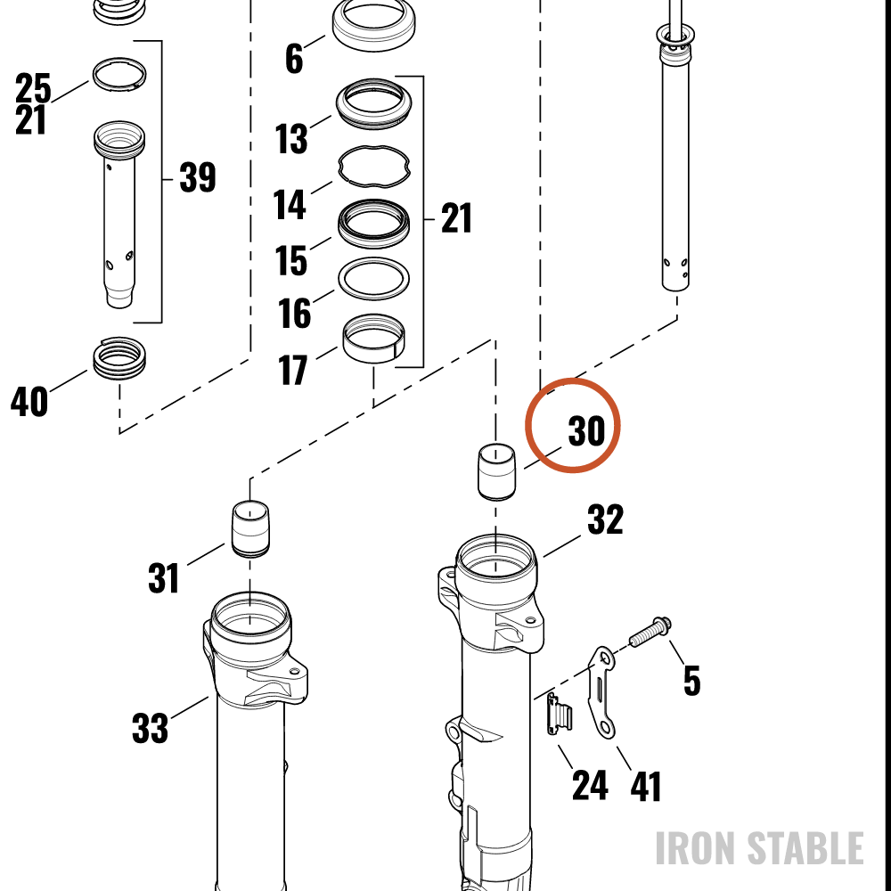 Harley-Davidson Oil Lock Piece