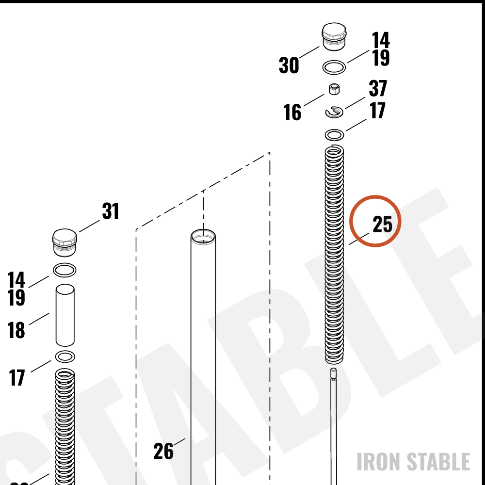 Harley-Davidson Fork Spring