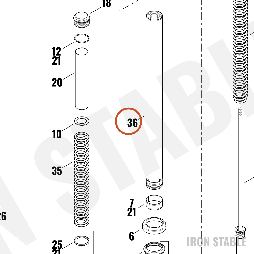 Harley-Davidson Fork Pipe
