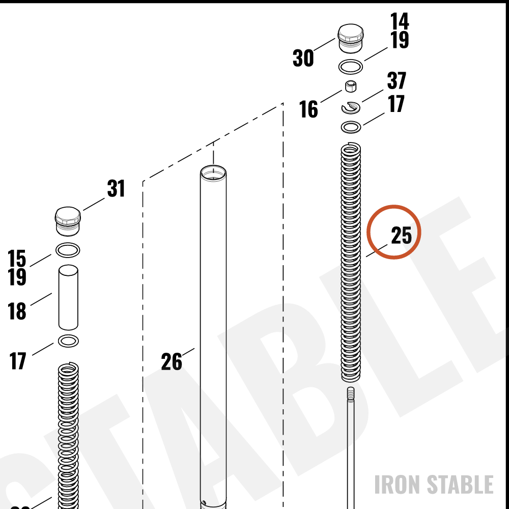 Harley-Davidson Fork Spring