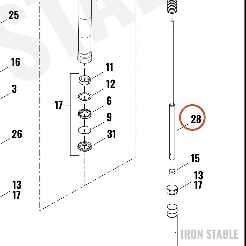 Harley-Davidson Fr Tlscp Fork Sub-Component, Damper