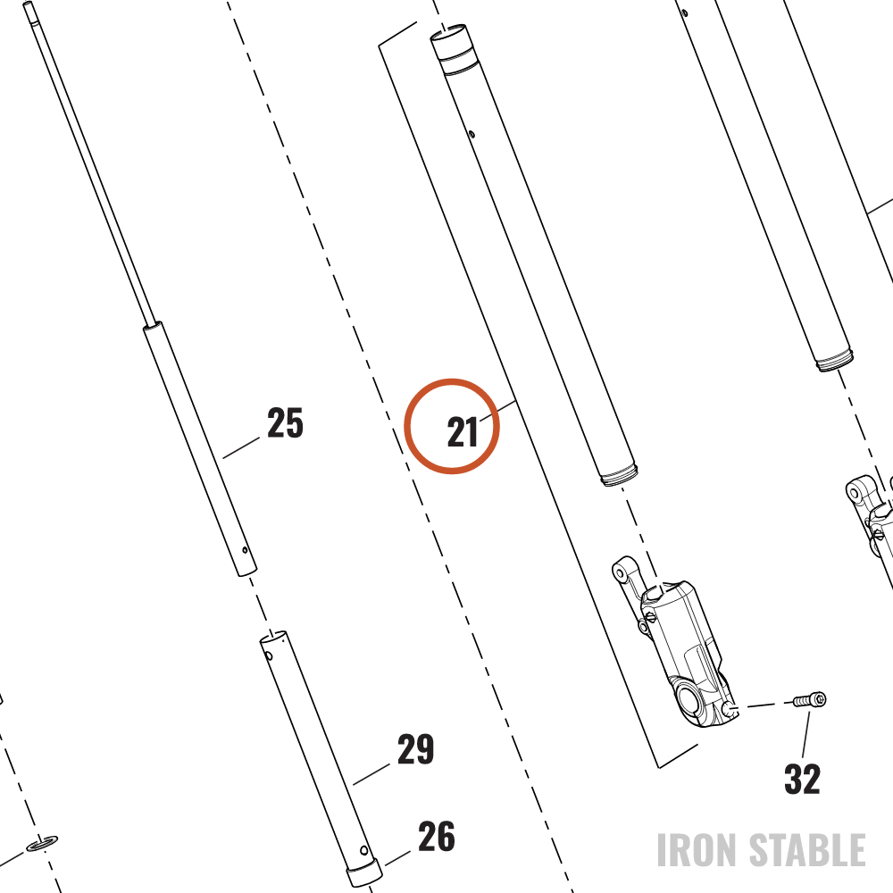 Harley-Davidson Slider, Fr Tlscp Fork, Rh