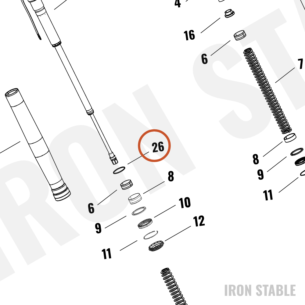 Harley-Davidson Seal, Fr Tlscp Fork, O-Ring