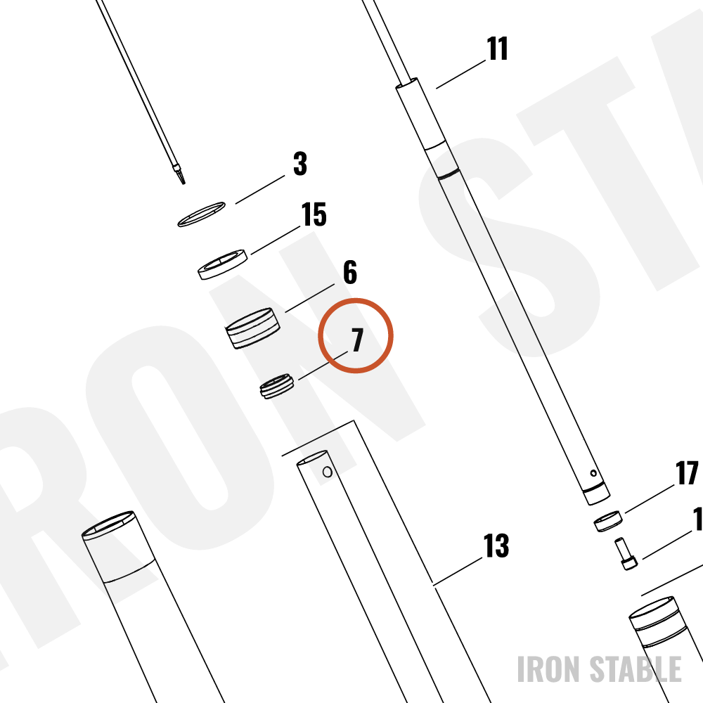 Harley-Davidson Fr Tlscp Fork Sub-Component, Spring