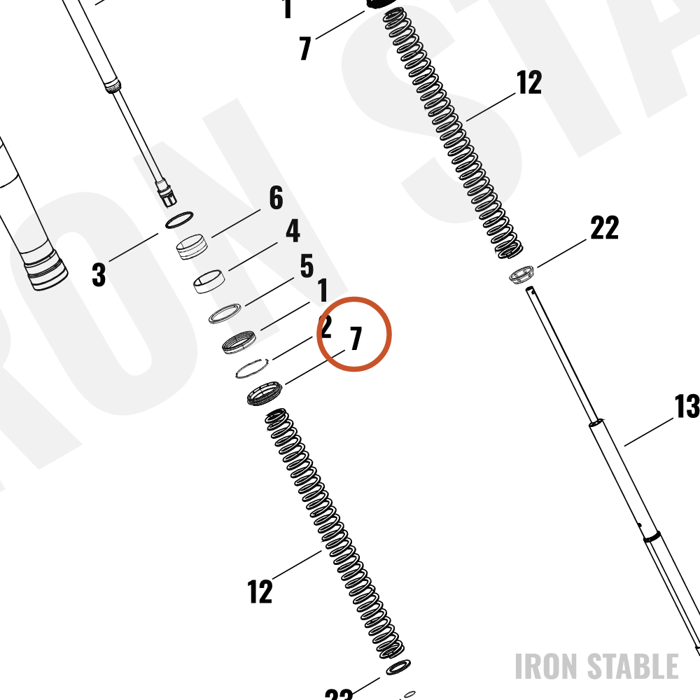 Harley-Davidson Seal, Fr Tlscp Fork, Dust Seal