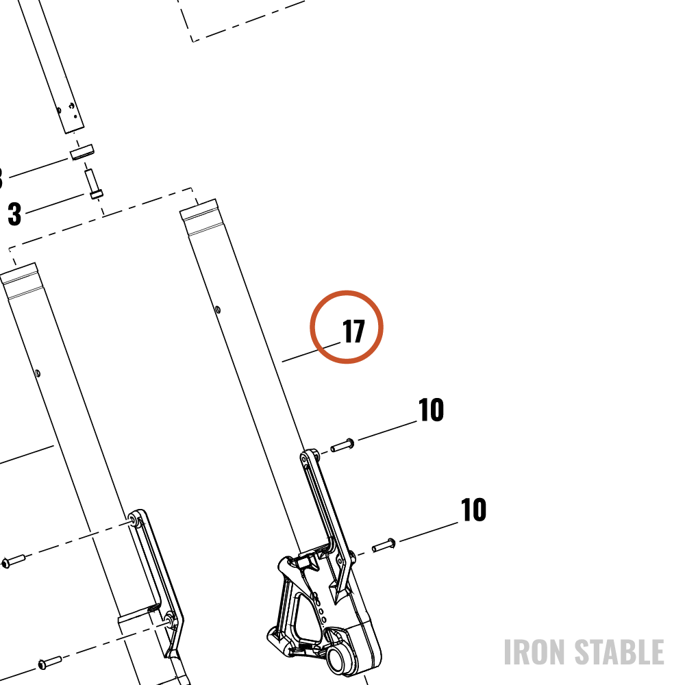 Harley-Davidson Slider, Fr Tlscp Fork, Lh Slider