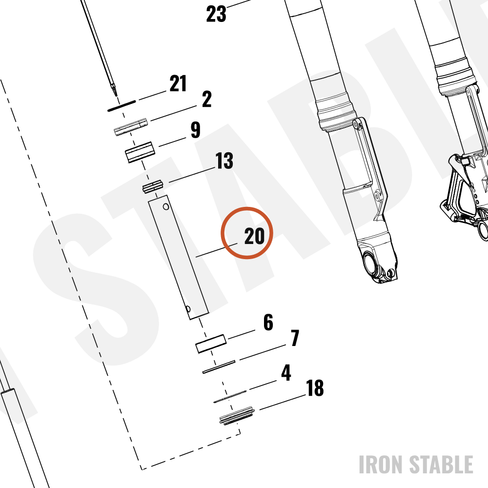 Harley-Davidson Fr Tlscp Fork Sub-Component, Spring