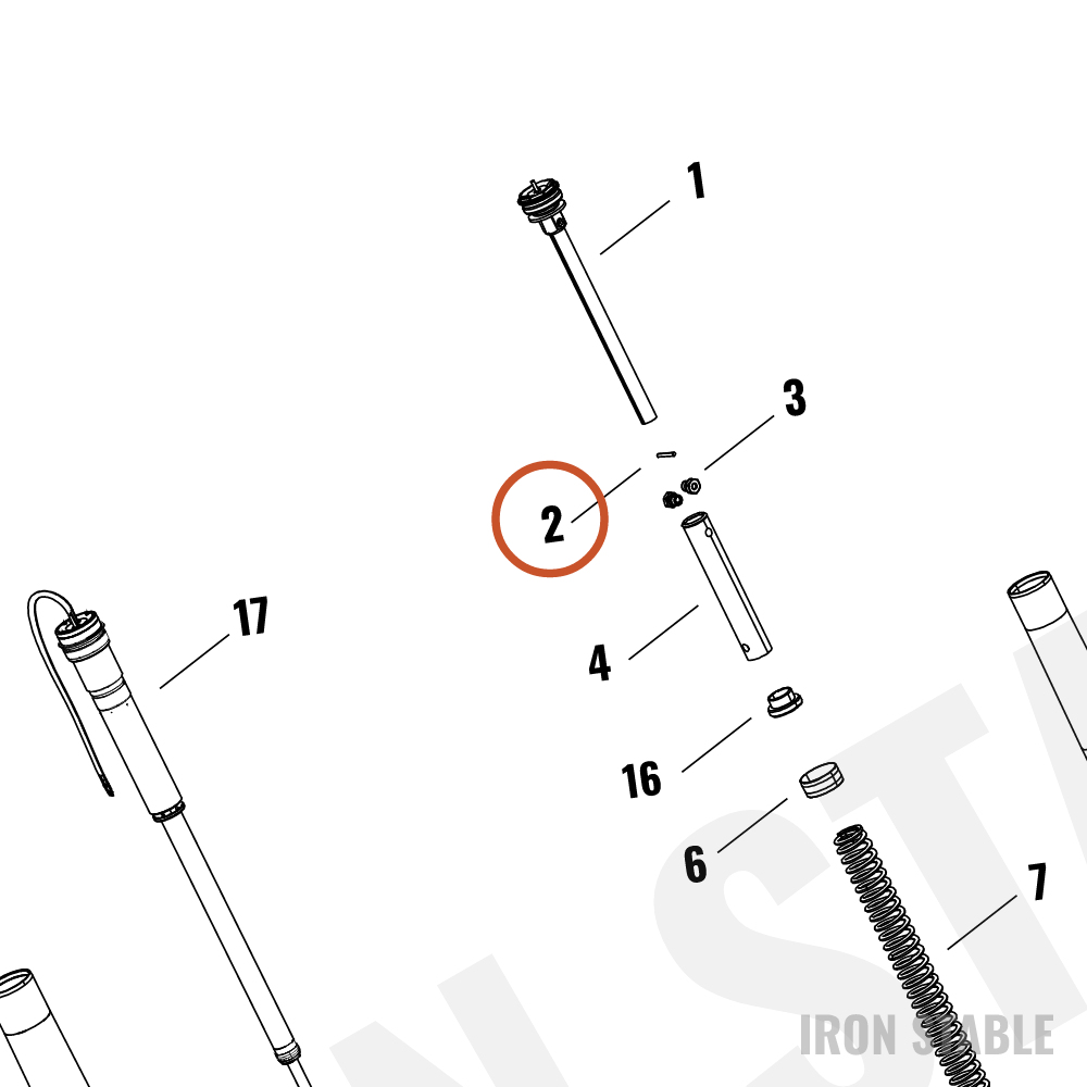 Harley-Davidson Fr Tlscp Fork Sub-Component, Parall