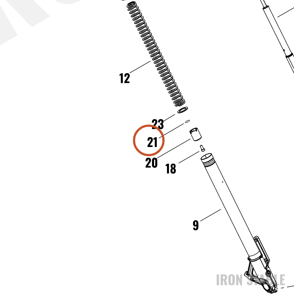 Harley-Davidson Fr Tlscp Fork Sub-Component, Stoppe