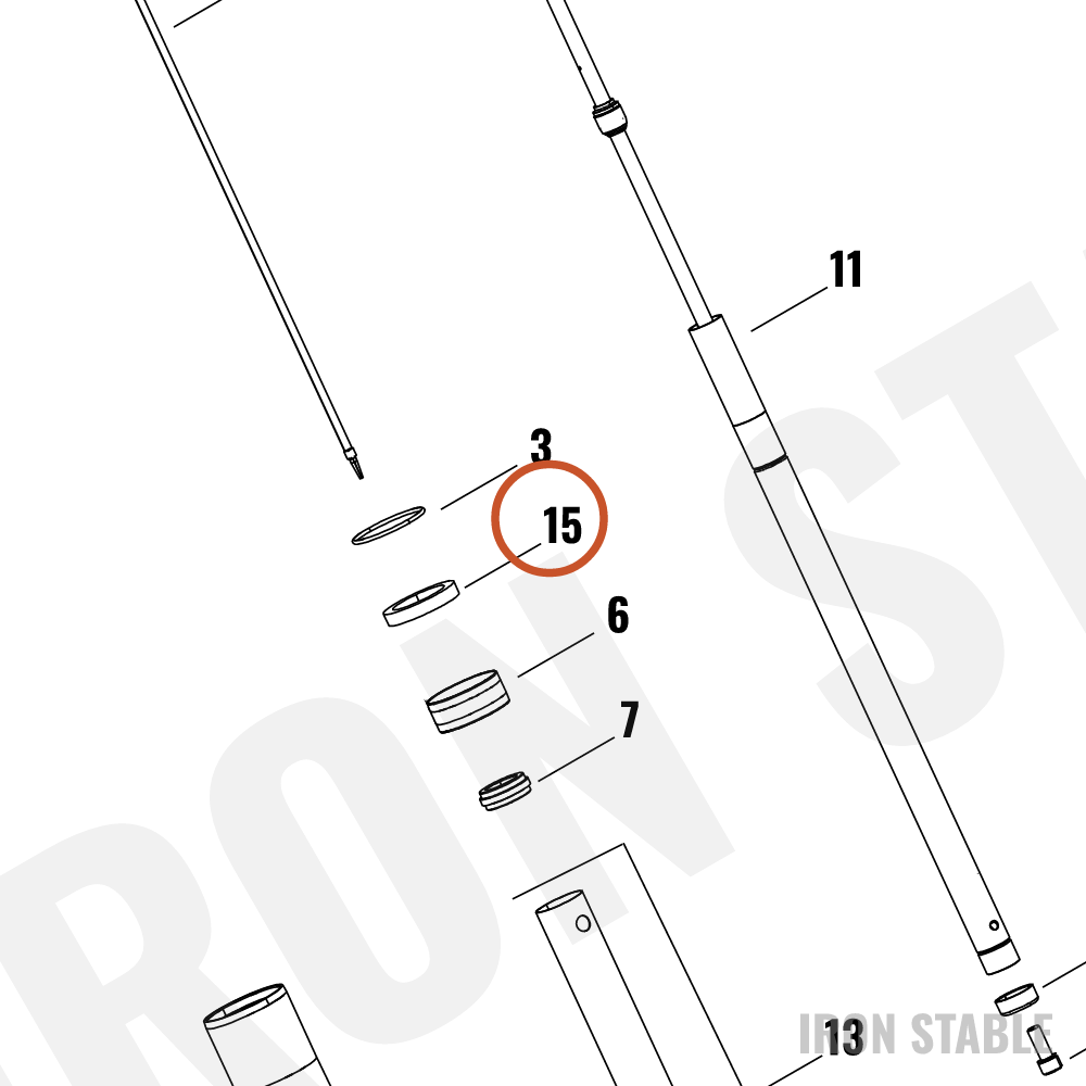 Harley-Davidson Fr Tlscp Fork Sub-Component, Seat R