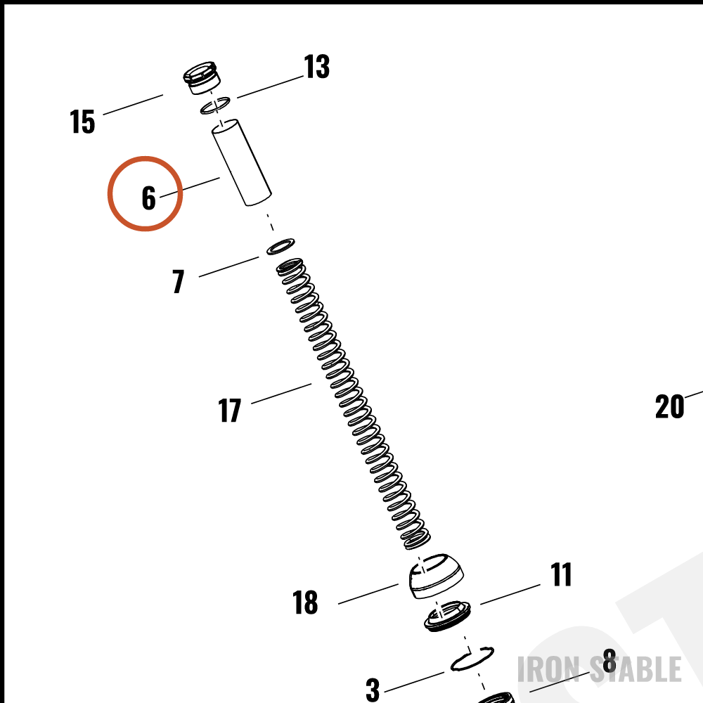 Harley-Davidson Fr Tlscp Fork Sub-Component, Spring