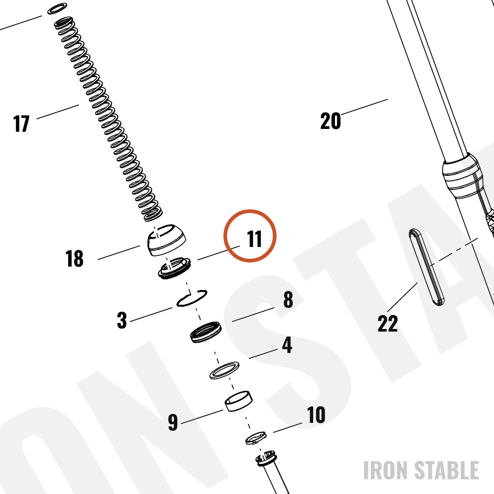 Harley-Davidson Fr Tlscp Fork Sub-Component, Dust S