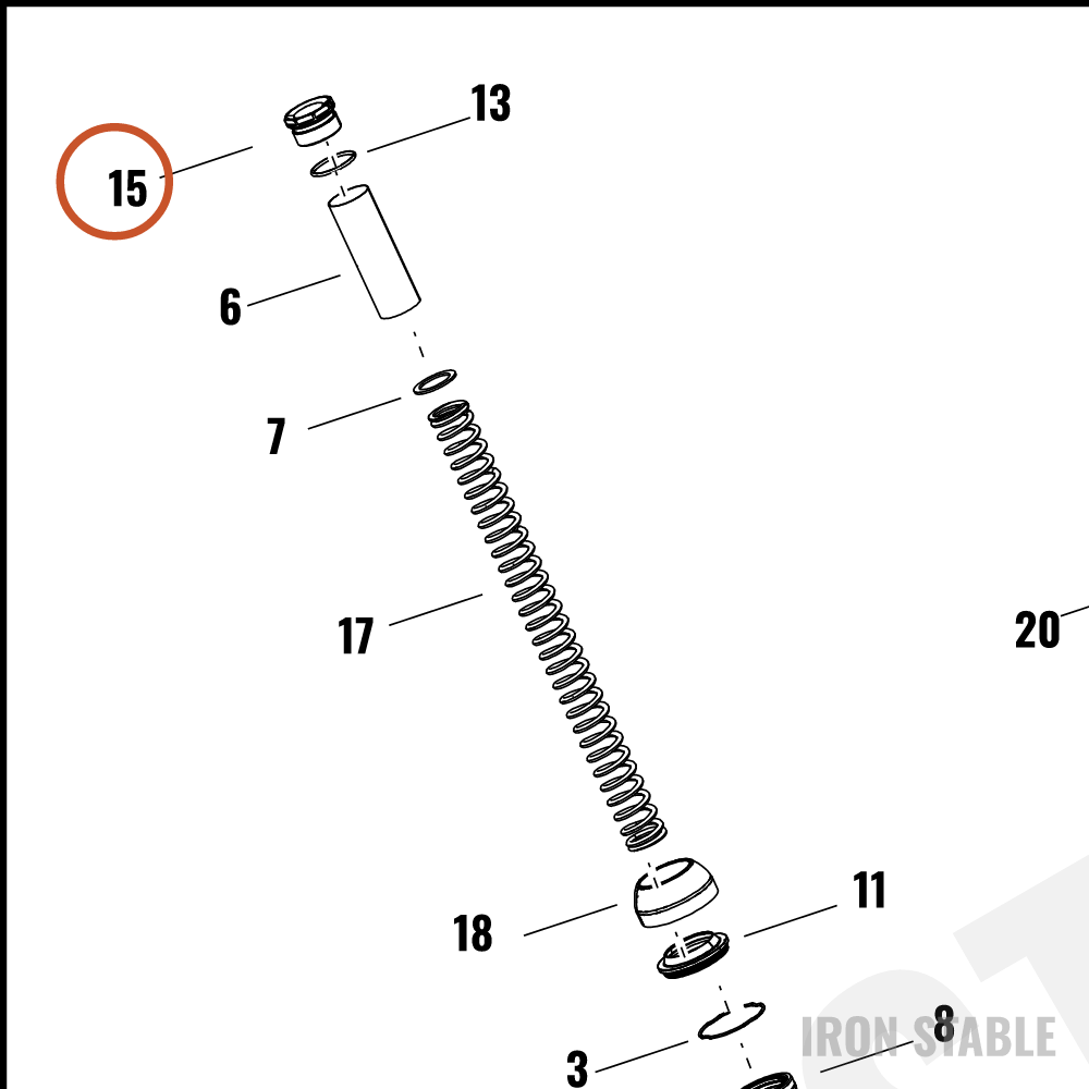 Harley-Davidson Fr Tlscp Fork Sub-Component, Fork B