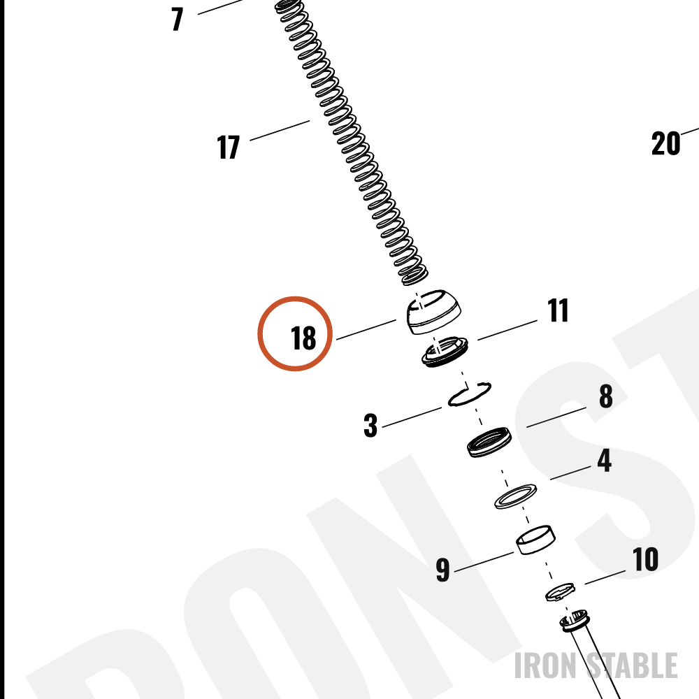 Harley-Davidson Fr Tlscp Fork Sub-Component, Dust C