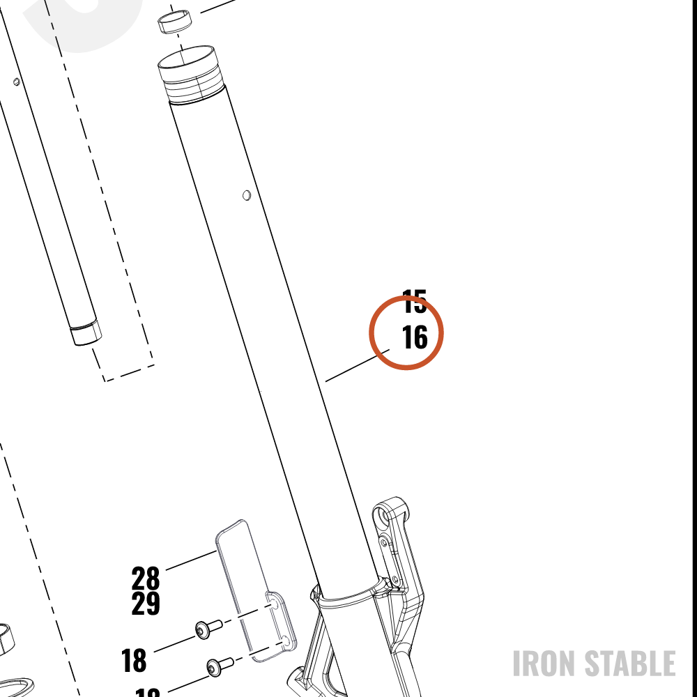 Harley-Davidson Fr Tlscp Fork Sub-Component, Rh Sli
