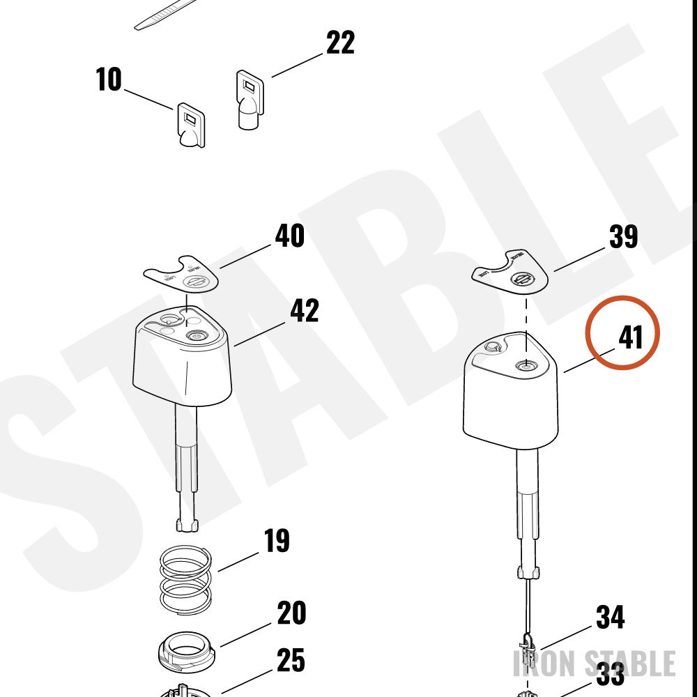 Harley-Davidson Knob Ign Pwr Lock (Req Keycode