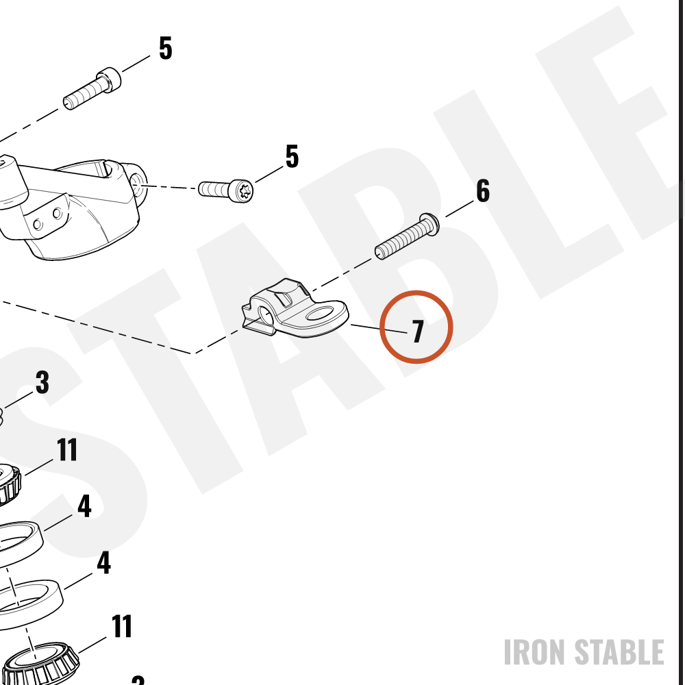 Harley-Davidson Lock, Fork, Reinforcement Bracke