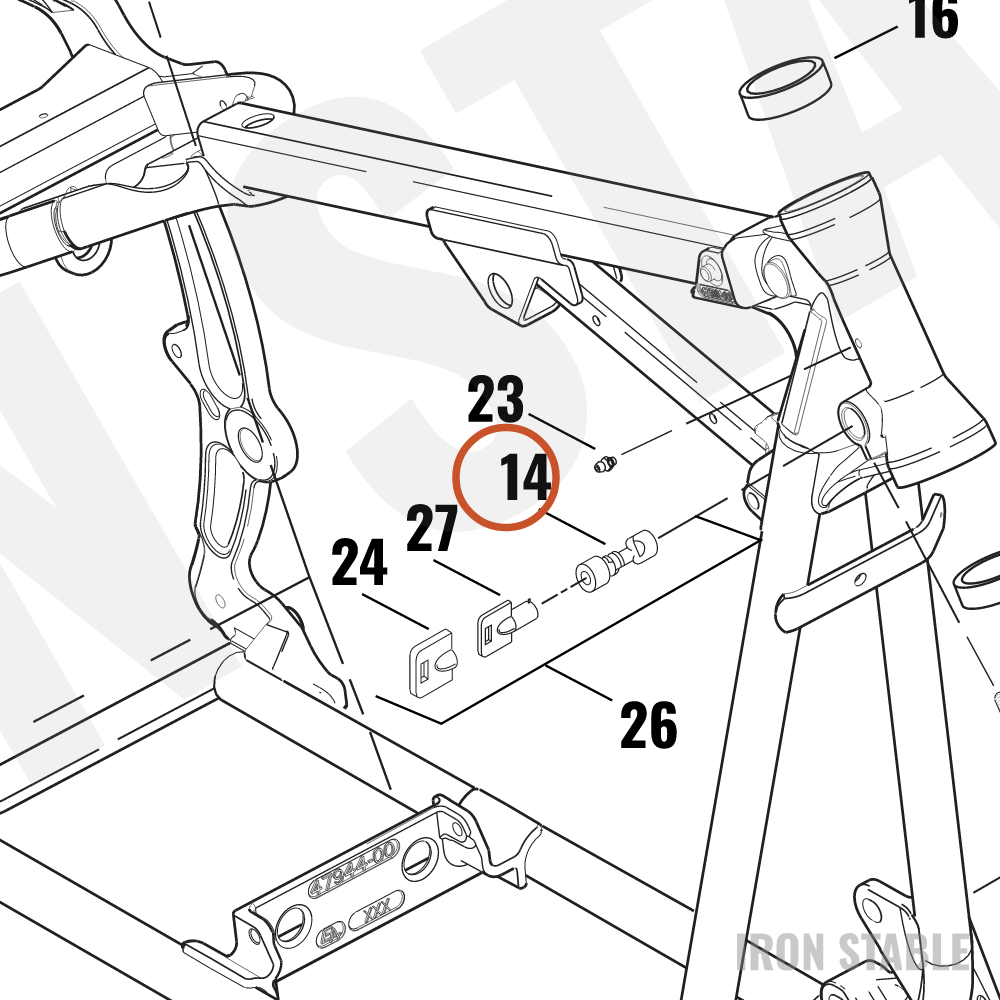 Harley-Davidson Fork Lock Fxds (Req Keycode)
