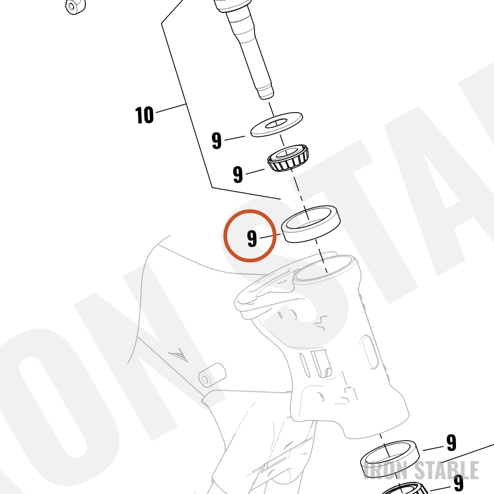Harley-Davidson Bearing Kit, Steering Head