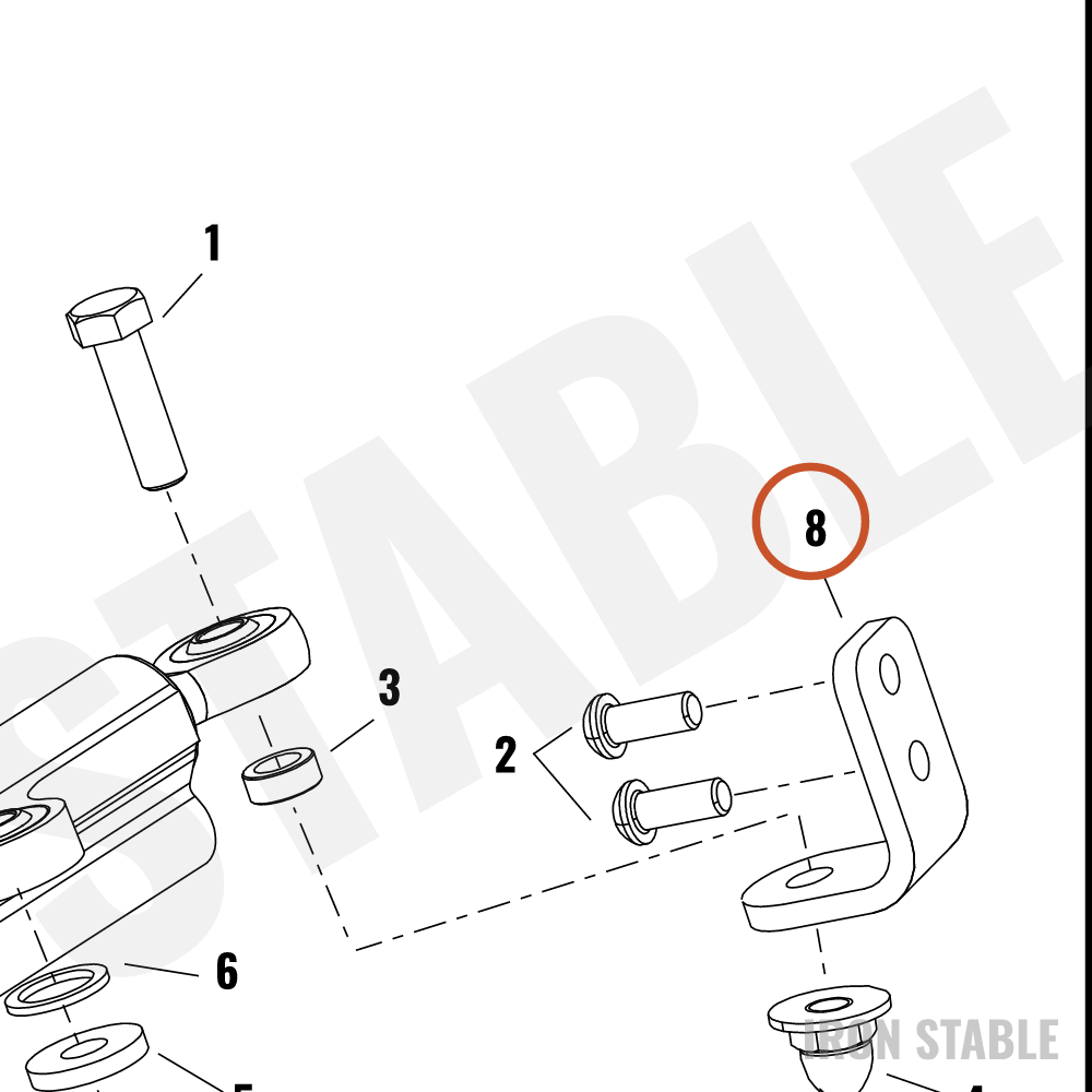 Harley-Davidson Mount, Strg Dmpr, Bracket