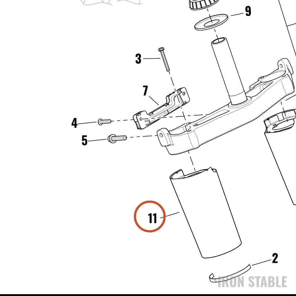 Harley-Davidson Fr Spnsn/Strg Misc Component, X