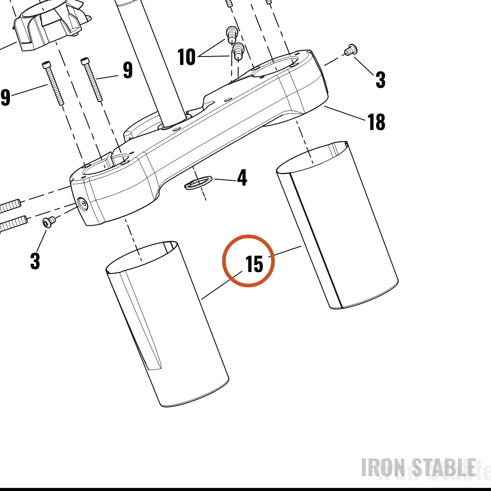 Harley-Davidson Fr Spnsn/Strg Misc Component, Lower F