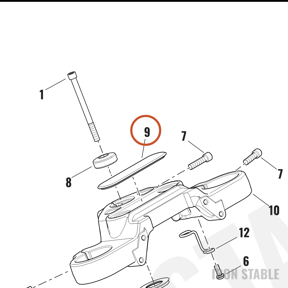 Harley-Davidson Fr Spnsn/Strg Misc Component, Npl