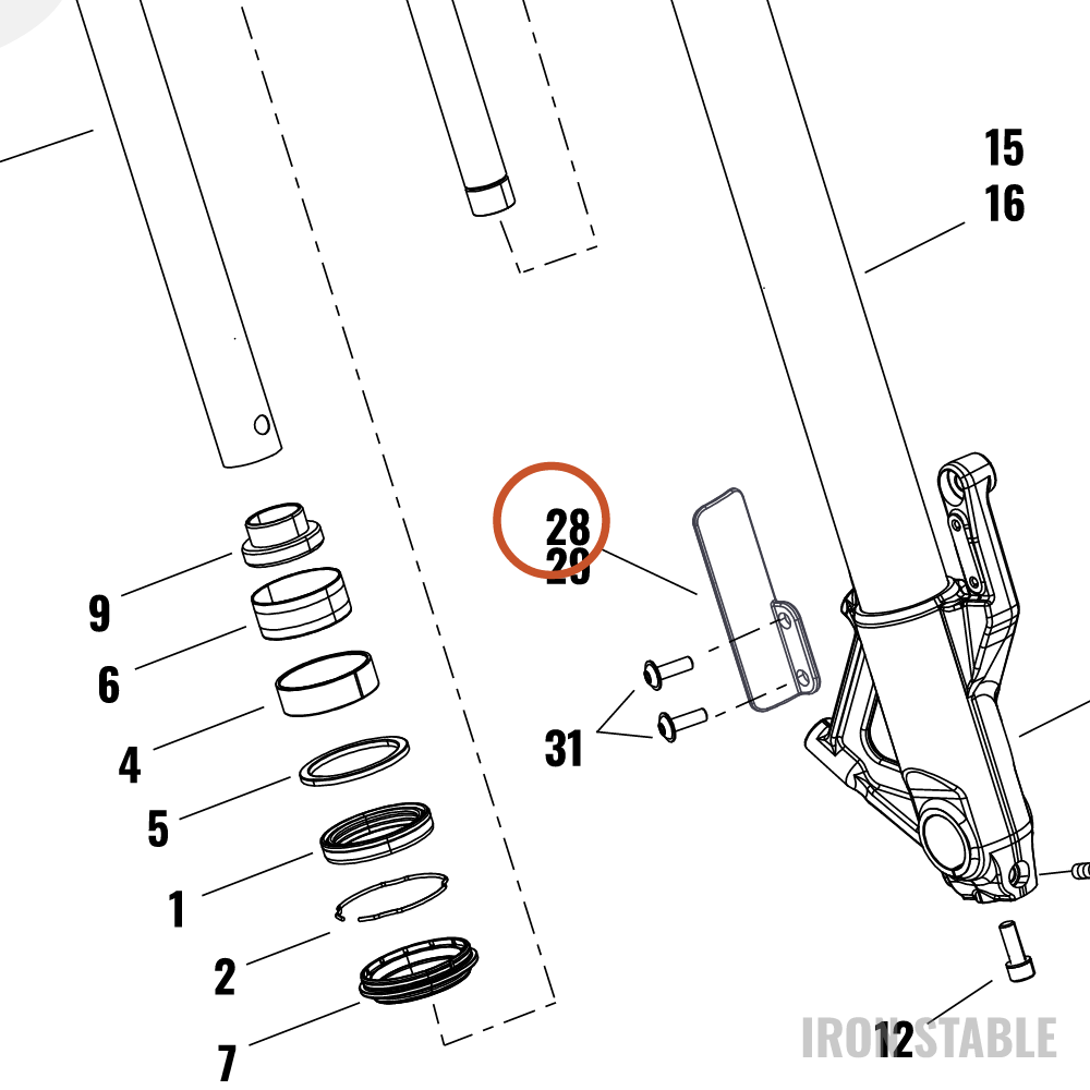 Harley-Davidson Fr Spnsn/Strg Misc Component, Cover