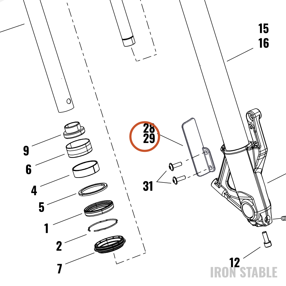 Harley-Davidson Fr Spnsn/Strg Misc Component, Cover