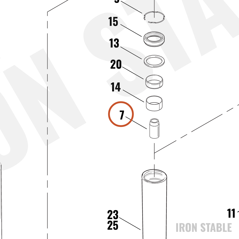 Harley-Davidson Stop, Oil Lock Piece