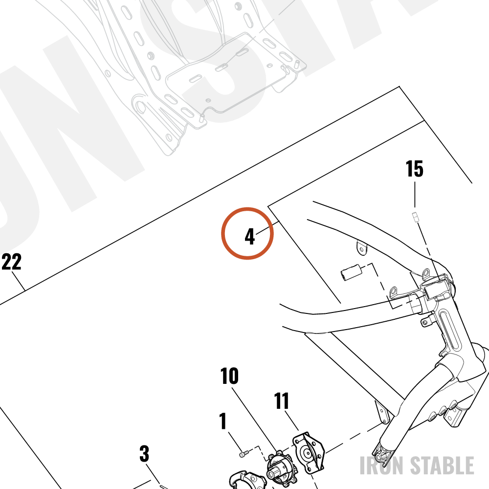 Harley-Davidson Fork Lock (Req Keycode)