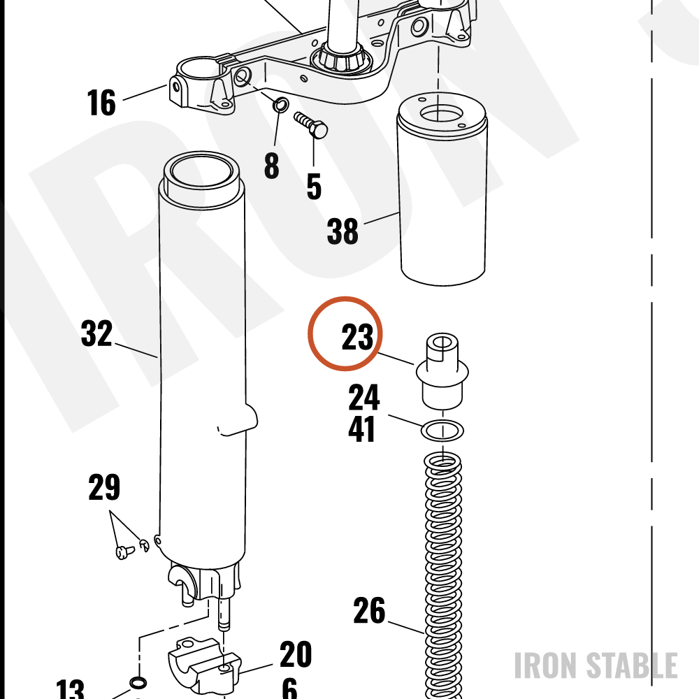 Harley-Davidson Bolt, Front Fork
