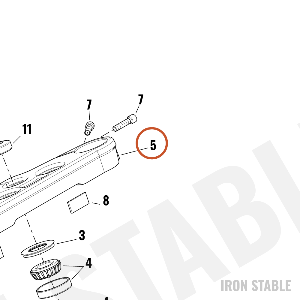 Harley-Davidson Clamp, Upr Tpl, Polished
