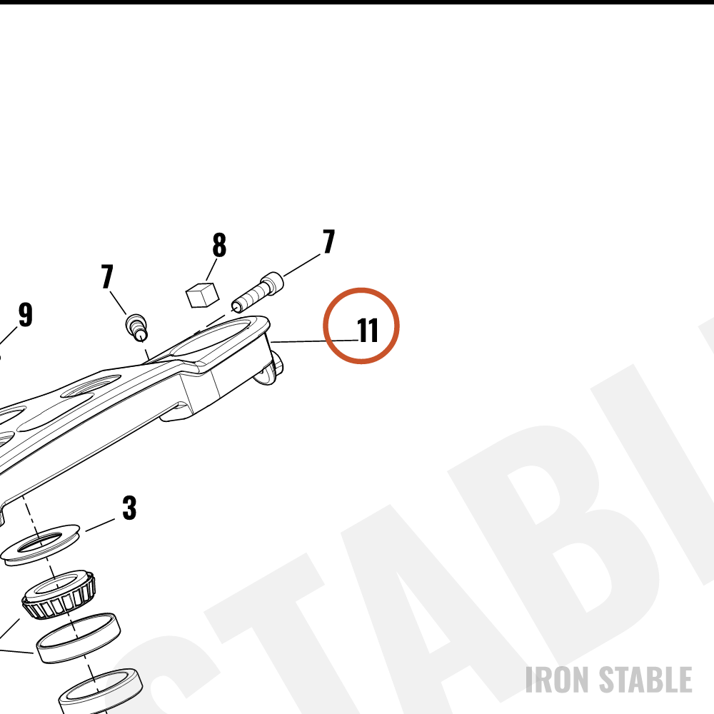 Harley-Davidson Clamp, Upr Tpl, Bracket, Upper Fo