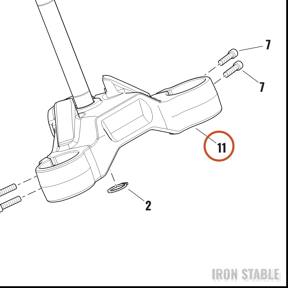Harley-Davidson Clamp, Lower Tpl, Stem, Bearing Ass