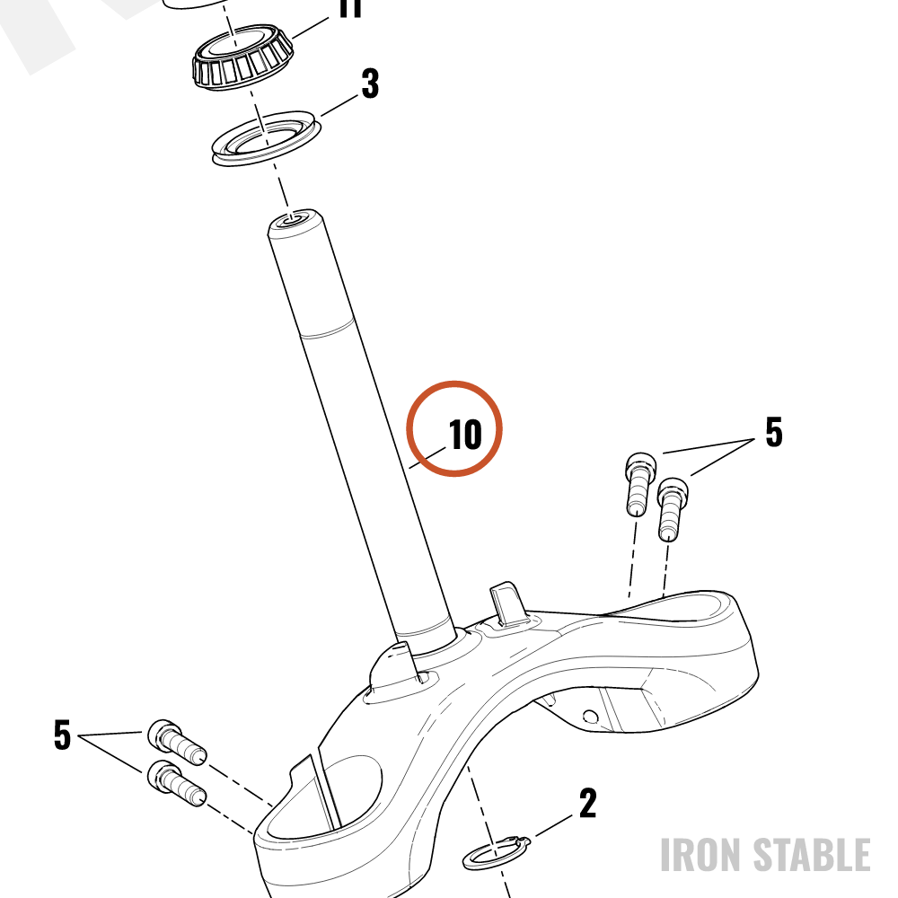 Harley-Davidson Sub-Assembly, Tpl Clamp, Lower