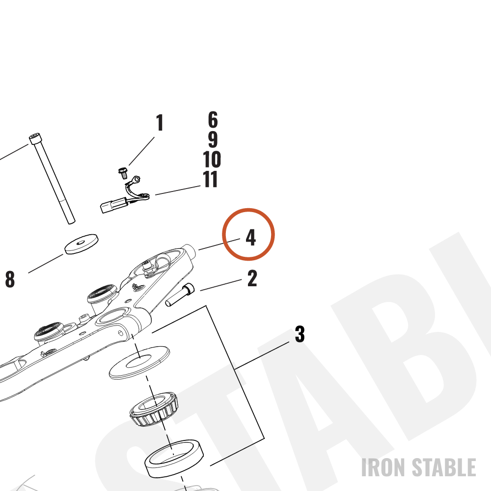 Harley-Davidson Clamp, Upr Tpl, 62mm Dia Invt Fr