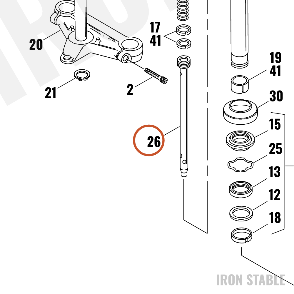 Harley-Davidson Pipe Comp. Bottom