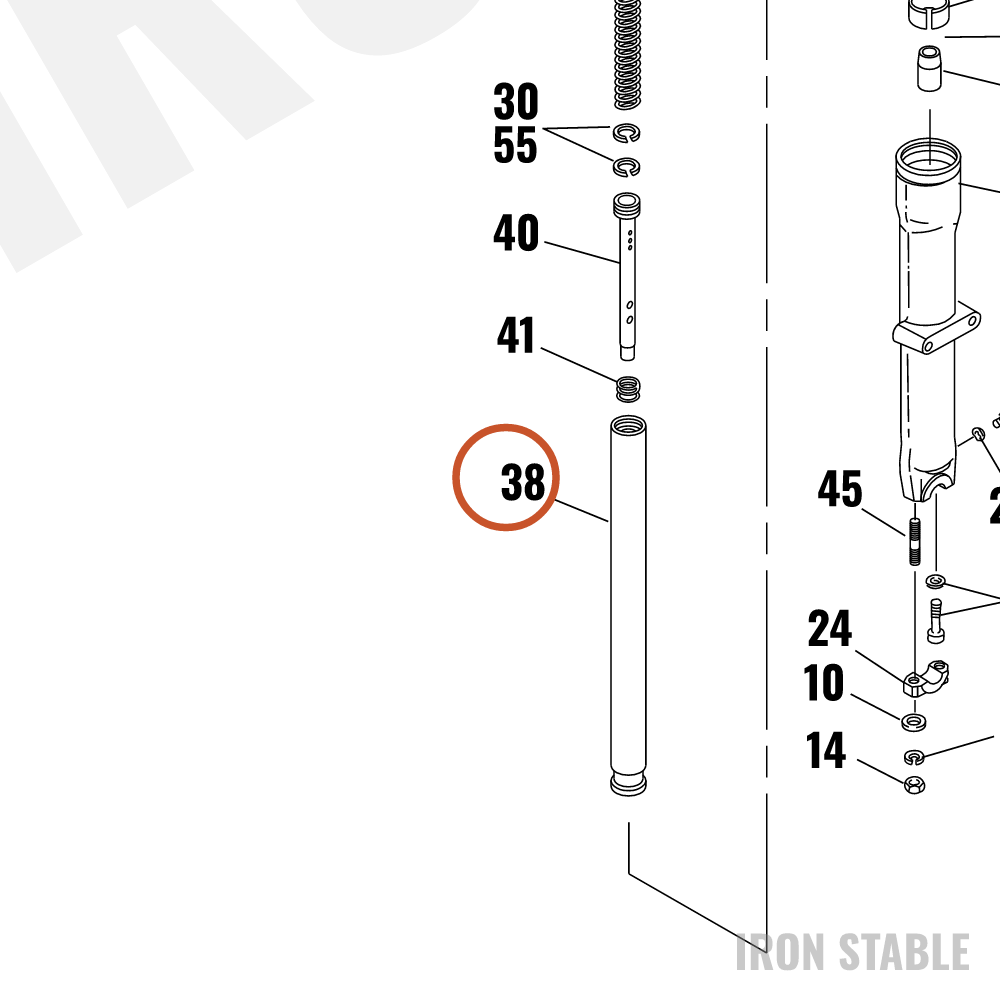 Harley-Davidson Tube Comp Ff