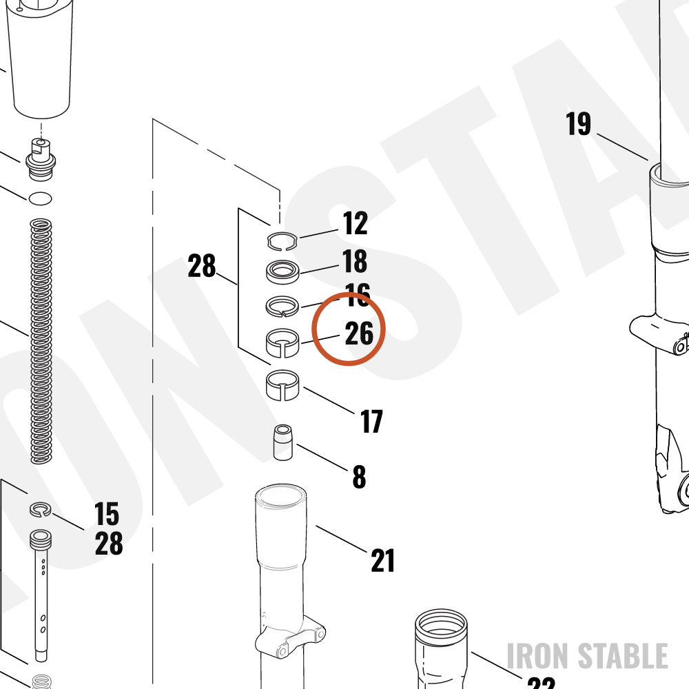 Harley-Davidson Bushing