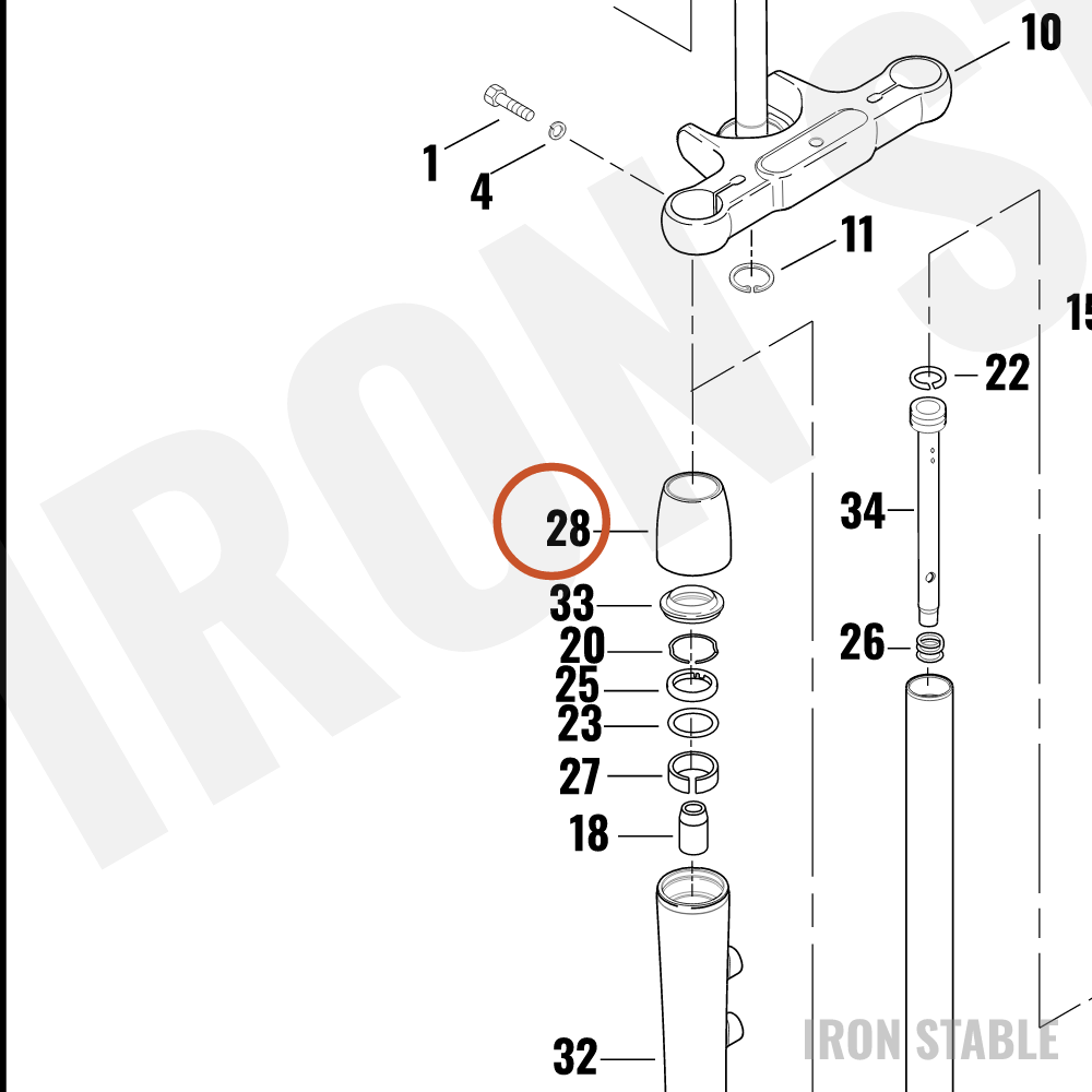 Harley-Davidson Fork Slider Cap